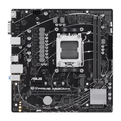 MB ASUS A620 AMD S-AM5 9A GEN /2X DDR5 5200 /HDMI /VGA /M.2 /4X USB 3.2 /MICRO ATX /GAMA BASICA