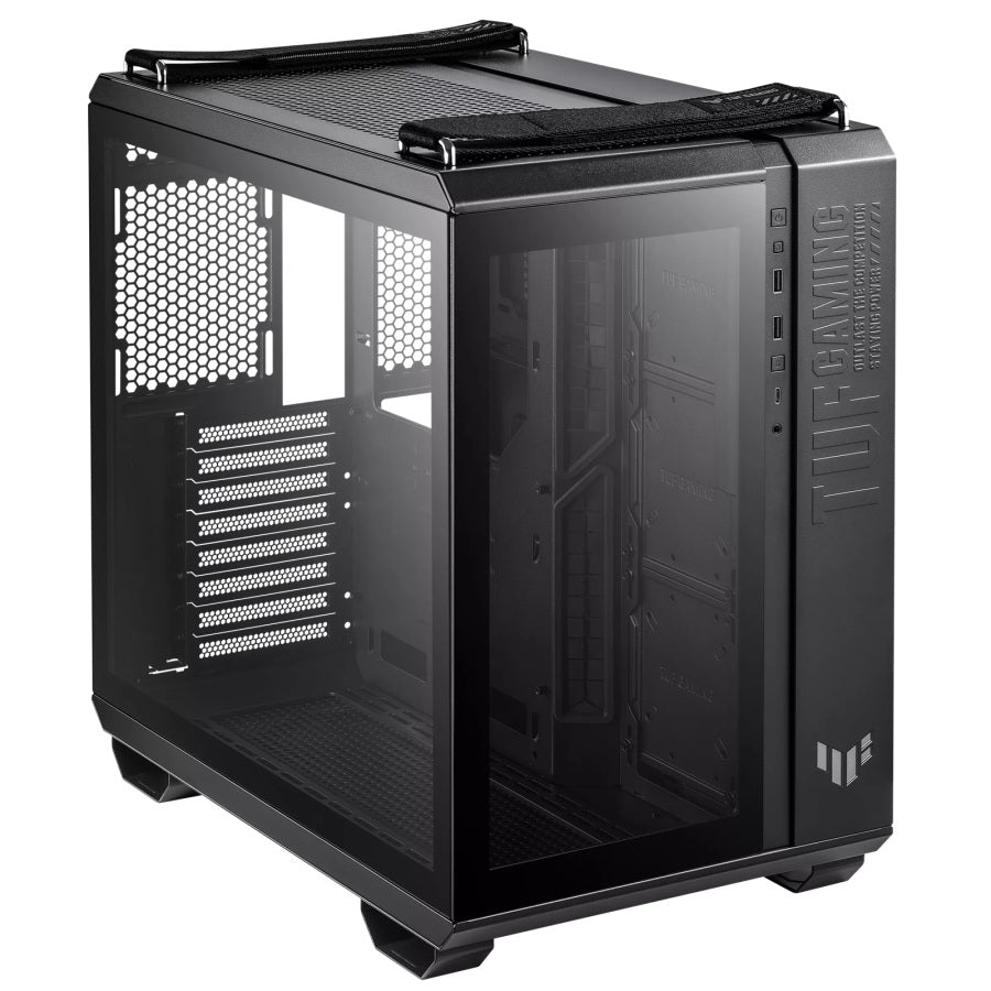 GABINETE ASUS TUF GAMING GT502 /MEDIA TORRE /ATX /MINI-ITX /CRISTAL TEMPLADO /MODULAR /NEGRO