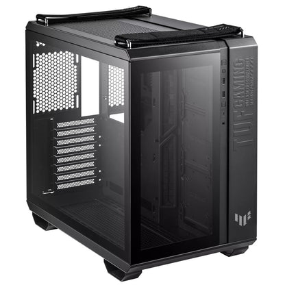 GABINETE ASUS TUF GAMING GT502 /MEDIA TORRE /ATX /MINI-ITX /CRISTAL TEMPLADO /MODULAR /NEGRO