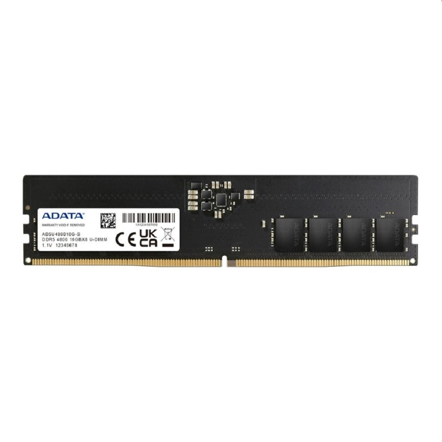 MEMORIA ADATA SODIMM DDR5 16GB PC5-38400 4800MHZ CL40 260PIN 1.1V LAPTOP/AIO/MINI PCS (AD5S480016G-S)