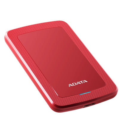 DISCO DURO EXTERNO ADATA HV300 1TB PORTATIL 2.5 USB 3.2 WINDOWS MAC LINUX DASHDRIVE SLIM COLOR ROJO (AHV300-1TU31-CRD)
