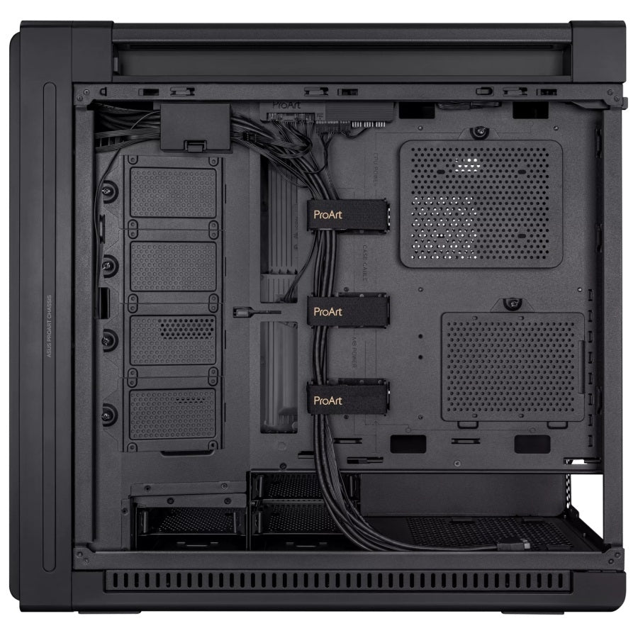 GABINETE ASUS PROART PA602 /MEDIA TORRE /EATX /MINI ITX /CRISTAL TEMPLADO /NEGRO