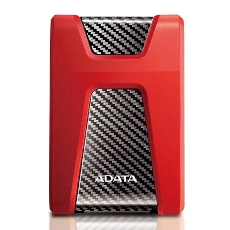 DISCO DURO EXTERNO ADATA HD650 2TB PORTATIL 2.5 USB 3.2 WINDOWS MAC LINUX CONTRAGOLPES COLOR ROJO (AHD650-2TU31-CRD)