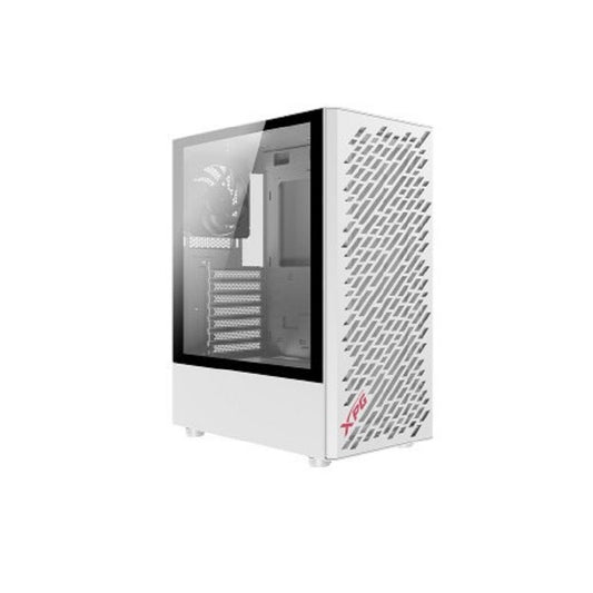 GABINETE XPG INVADER MEDIA TORRE MINI ITX MICRO ATX Y ATX CRISTAL TEMPLADO BLANCO (INVADER-WHCWW)