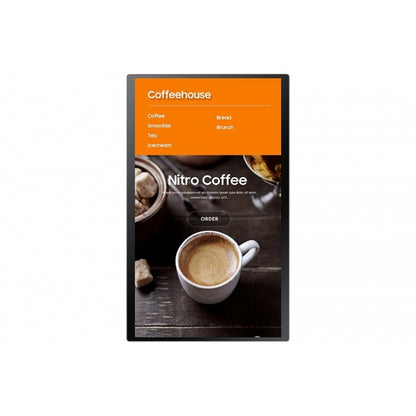 MONITOR SAMSUNG 24 PULGADAS PARA KIOSKO FULL HD, 250 NITS, BOCINAS, USB, RS232C, RJ45, TOUCH, PUNTO DE VENTA, SO TIZEN