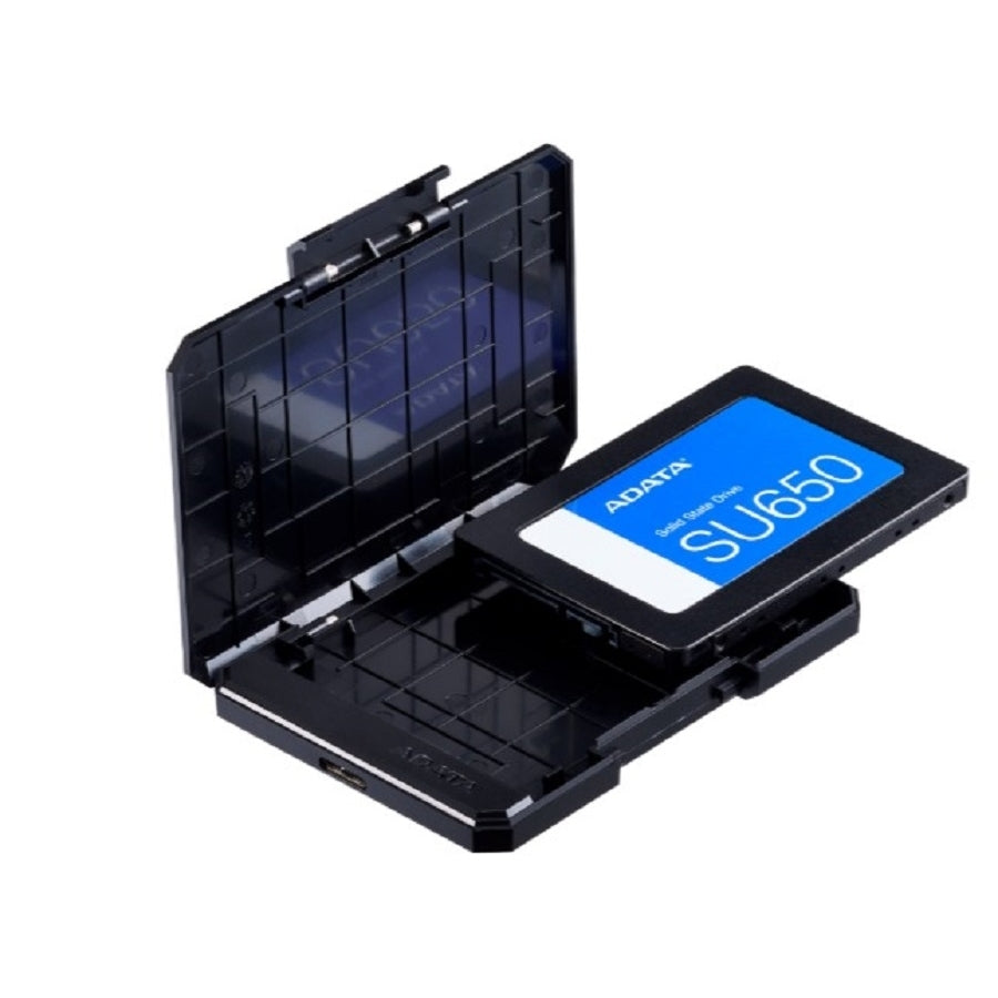 CARCASA ADATA EC600 PARA DISCOS DUROS/SSD 2.5 OULGADAS 7MM/9.5MM SATA3/USB3.2 NEGRO ECO CASE PC