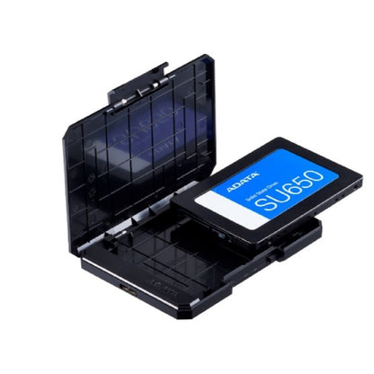 CARCASA ADATA EC600 PARA DISCOS DUROS/SSD 2.5 OULGADAS 7MM/9.5MM SATA3/USB3.2 NEGRO ECO CASE PC