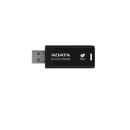 MEMORIA ADATA UC320 256GB CON CONECTOR DESLIZANTE SIN TAPA COLOR NEGRO (UC320-256G-RBK/BK)