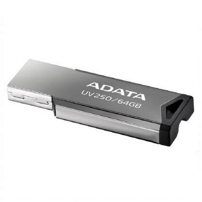 MEMORIA ADATA 64GB USB 2.0 UV250 METALICA (AUV250-64G-RBK)