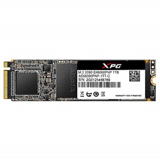 UNIDAD DE ESTADO SOLIDO SSD INTERNO XPG ASX6000 PRO 1TB M.2 2280 NVME PCIE GEN 3X4 LECT. 2100 ESCRIT. 1500 MBS 3DNAND PC LAPTOP MINIPC GAMER (ASX6000PNP-1TT-C)