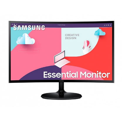 MONITOR LED SAMSUNG 27 PULGADAS / FULL HD 1920X1080 / CURVO / S27D360 / VA / 4MS / 100 HZ / HDMI / VGA / 1800R / NEGRO
