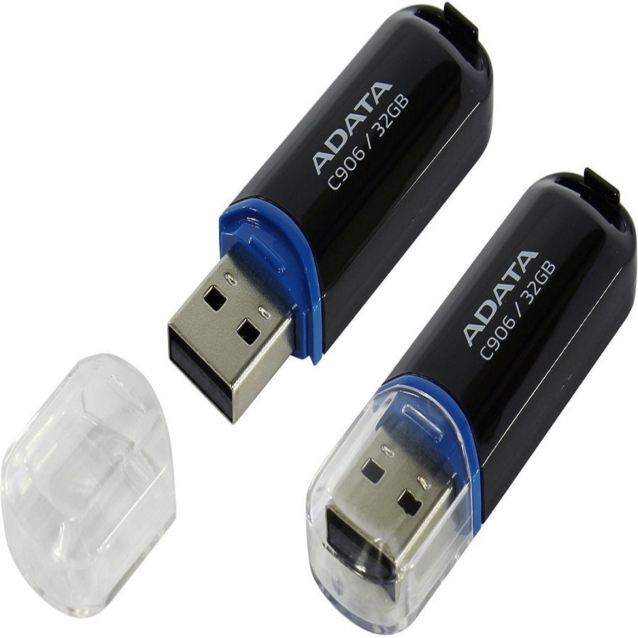 MEMORIA ADATA 32GB USB 2.0 C906 NEGRO (AC906-32G-RBK)