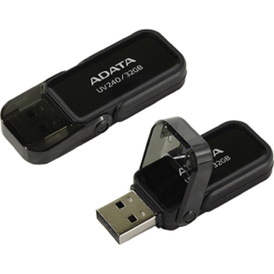 MEMORIA ADATA 32GB USB 2.0 UV240 NEGRO (AUV240-32G-RBK)
