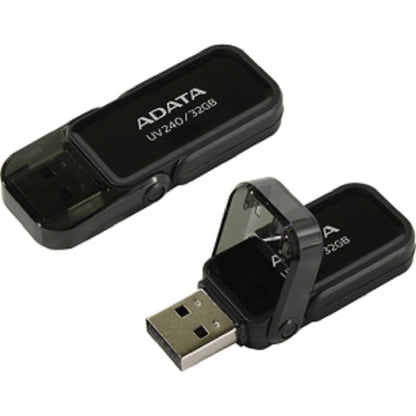 MEMORIA ADATA 32GB USB 2.0 UV240 NEGRO (AUV240-32G-RBK)