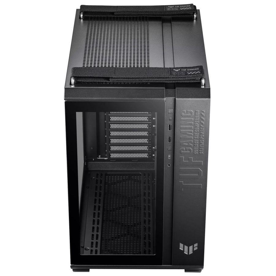 GABINETE ASUS TUF GAMING GT502 /MEDIA TORRE /ATX /MINI-ITX /CRISTAL TEMPLADO /MODULAR /NEGRO