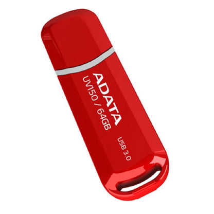 MEMORIA ADATA 64GB USB 3.2 UV150 ROJO (AUV150-64G-RRD)