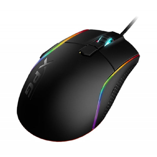 MOUSE XPG PRIMER SWITCH OMRON OPTICO PMW 3360 12000 DPI 50G 250 IPS ALAMBRICO USB TIPO A GAMER RGB COLOR NEGRO (PRIMER-BKCWW)