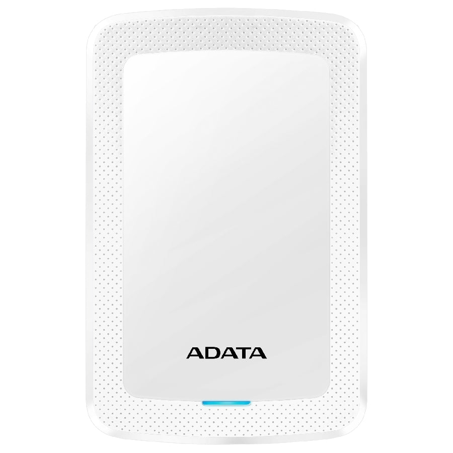 DISCO DURO EXTERNO ADATA HV300 2TB PORTATIL 2.5 USB 3.2 WINDOWS MAC LINUX DASHDRIVE SLIM COLOR BLANCO ( AHV300-2TU31-CWH)