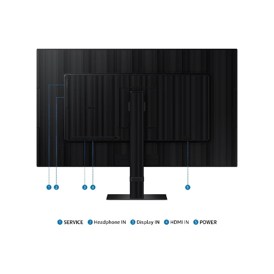 MONITOR LED SAMSUNG 27 PULGADAS UHD 3,840 X 2,160, VIEWFINITY, 60HZ, IPS, HDMI, PLANO