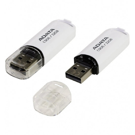 MEMORIA ADATA 32GB USB 2.0 C906 BLANCO (AC906-32G-RWH)