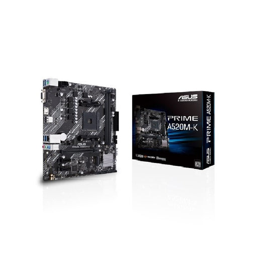 MB ASUS A520 AMD S-AM4 3A GEN/2X DDR4 2800/HDMI/VGA/M.2/4X USB3.2/MICRO ATX/GAMA BASICA