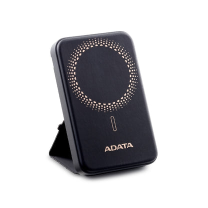 BATERIA DE RESPALDO ADATA  POWER BANK MAGNÉTICO PR100 10000 MAH / USB-C / CARGA INALÁMBRICA / NEGRO (PR100-12BK)