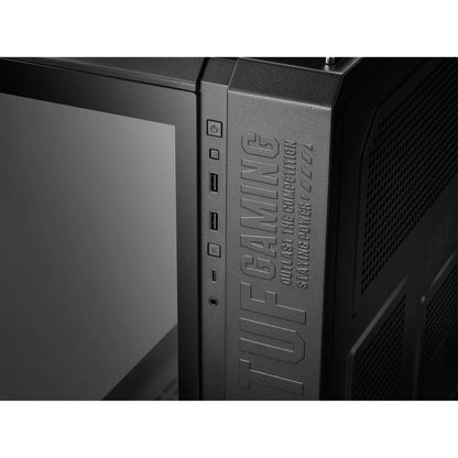 GABINETE ASUS TUF GAMING GT502 /MEDIA TORRE /ATX /MINI-ITX /CRISTAL TEMPLADO /MODULAR /NEGRO
