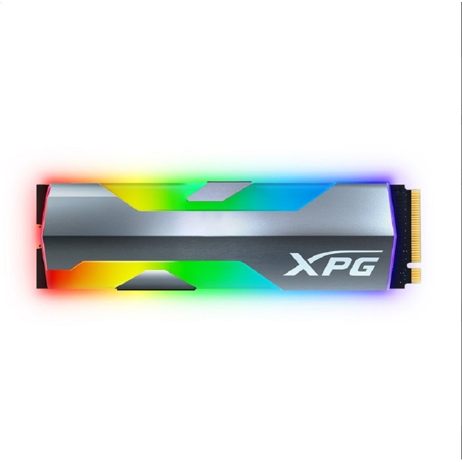 UNIDAD DE ESTADO SOLIDO SSD INTERNO XPG SPECTRIX 1TB S20G M.2 2280 NVME PCIE 3X4 LECT.2500 ESCRIT.1800 MBS 3DNAND PC MINIPC CON DISIPADOR GAMER RGB (ASPECTRIXS20G-1T-C)