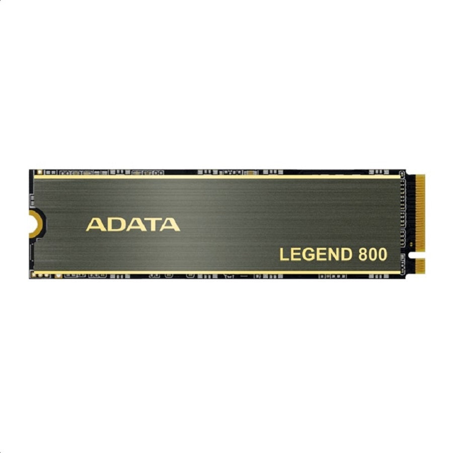 UNIDAD DE ESTADO SOLIDO SSD INTERNO ADATA LEGEND 800 500GB M.2 2280 NVME PCIE GEN 4X4 LECT.3500 ESCRIT.2800 MBS PC LAPTOP MINIPC 3DNAND DISIPADOR (ALEG-800-500GCS)