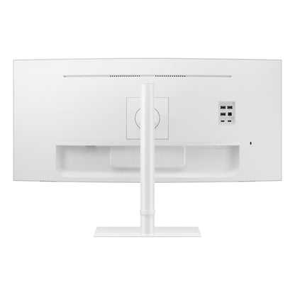 MONITOR LED SAMSUNG 34 PULGADAS,WIDESCREEN, WQHD 3,440 X 1,440, HDMI 1, D. PORT 1, 100HZ, 5MS, BLANCO, BOCINAS, CURVO, 1000R, THUNDERBOLT, USB-C