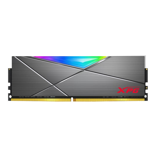 MEMORIA XPG SPECTRIX D50 UDIMM DDR4 8GB PC4-33000 4133MHZ CL19 1.4V RGB CON DISIPADOR PC/GAMER COLOR GRIS ( AX4U41338G19J-ST50)