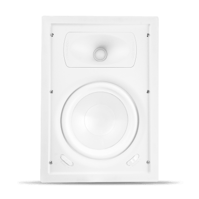 Speaker In-Wall TruAudio Ghost Series | 2 Way | Woofer 8in Polipropileno Blanco | Tweeter 1in | Potencia 5-125 W | Impedancia 8Ω | Rango de Frecuencia 40-20kHz | Sensibilidad 90dB